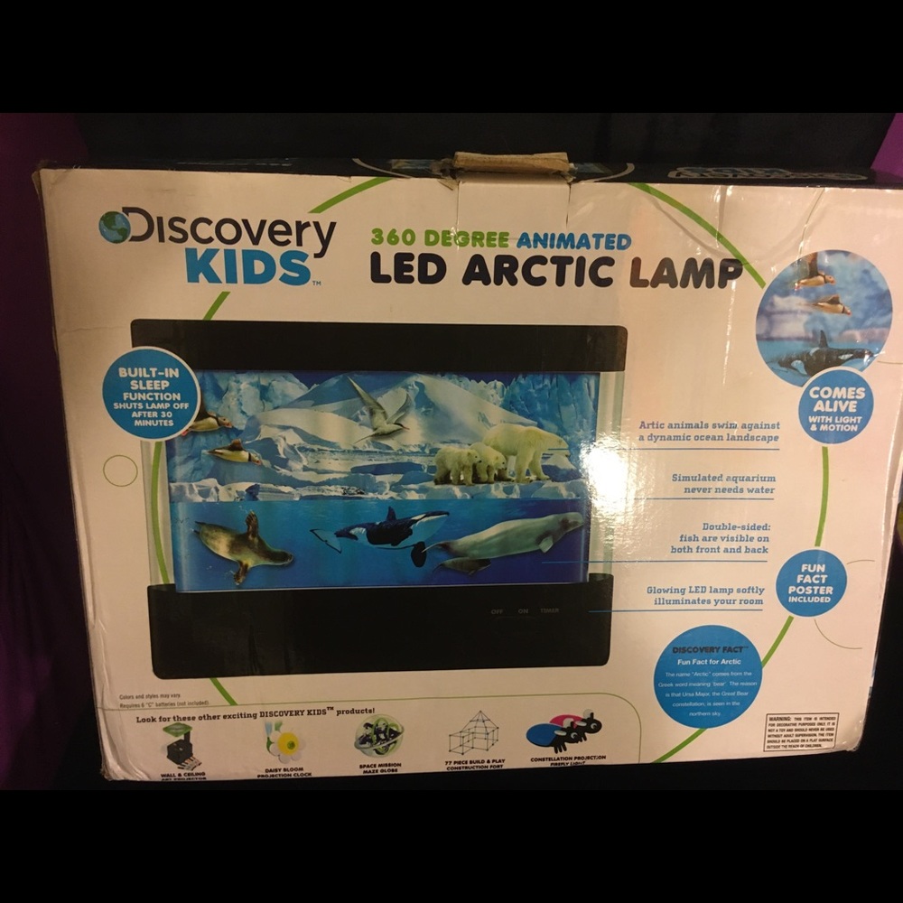 LED Arctic animal lamp animated 360 degree